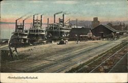 Steamboat Landing Burlington, IA Postcard Postcard Postcard