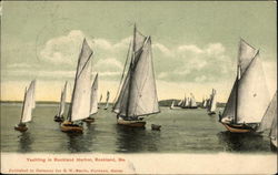 Yachting in Rockland Harbor Yachting in Rockland Harbor