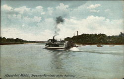 Steamer Merrimac on the Merrimac River Postcard