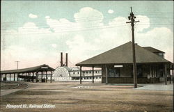 Railroad Station Postcard