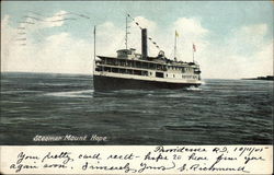 Steamer Mount Hope Postcard