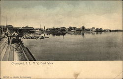 East View of Greenport Postcard