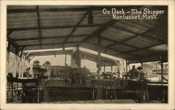 On Deck - The Skipper Nantucket, MA Postcard Postcard Postcard