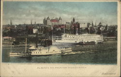 From the Hudson River Albany, NY Postcard Postcard Postcard