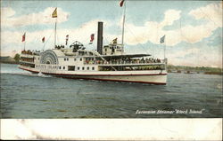 Excursion Steamer "Block Island" Postcard