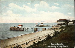 The Landing at Long Island Postcard