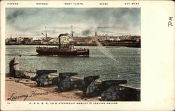 P&O SS Co's Steamship Mascotte Havana, Cuba Postcard Postcard Postcard