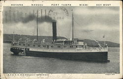 P&O SS Co.'s Steamship Martinique Postcard