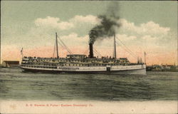 SS Ransom B. Fuller - Eastern Steamship Co. Postcard