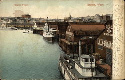 Water Front Seattle, WA Postcard Postcard Postcard