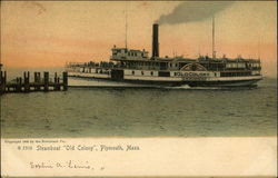 Steamboat "Old Colony" Plymouth, MA Postcard Postcard Postcard