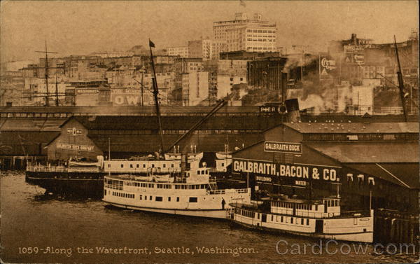 Along the Waterfront Seattle Washington