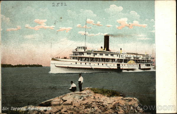 Str. Toronto, R. and O.N. Co. Steamers