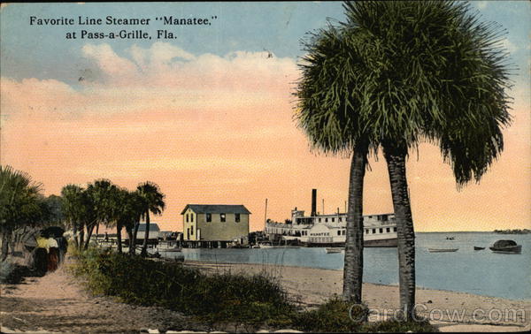 Favorite Line Steamer Manatee Pass-a-Grille Beach Florida