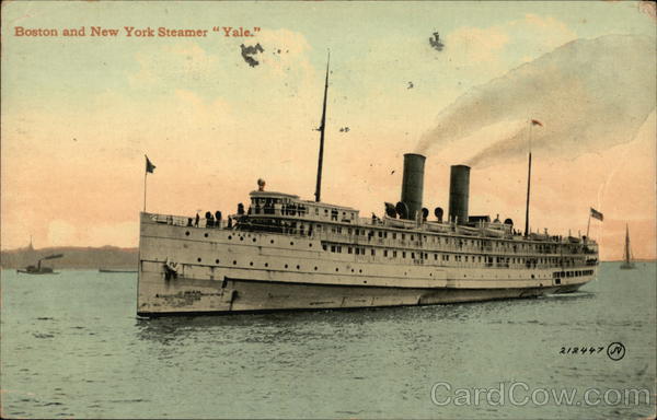 Boston and New York Steamer Yale Steamers