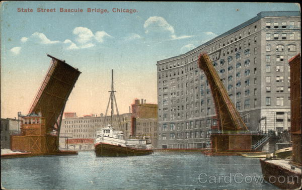 State Street Bascule Bridge Chicago Illinois