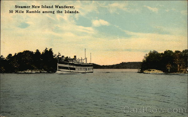 Steamer New Island Wanderer Steamers