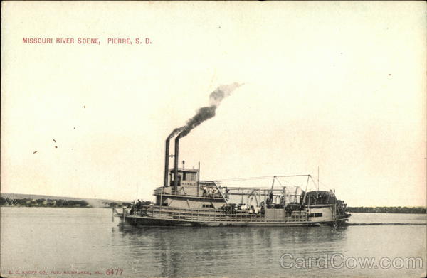 Missouri River Scene Pierre South Dakota