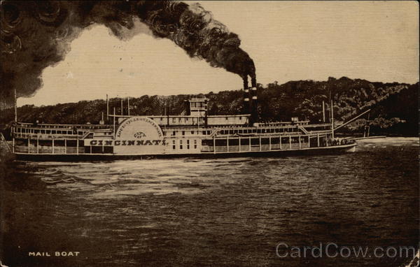 Mail Boat Cincinnati Boats, Ships