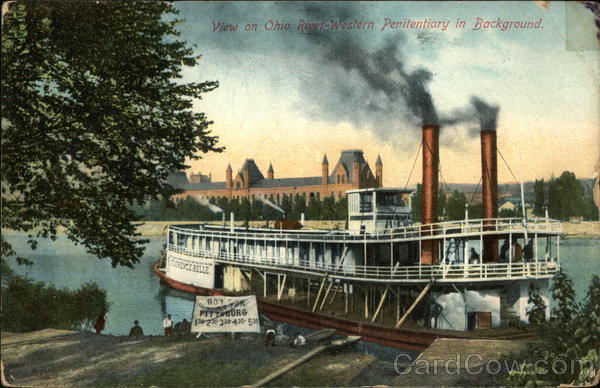View on Ohio River Steamers