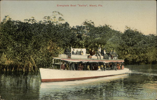 Everglade Boat Sallie Miami Florida