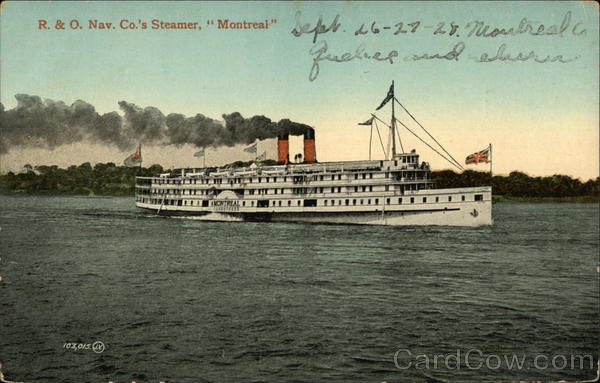 R&O Nav. Co.'s Steamer, Montreal Steamers
