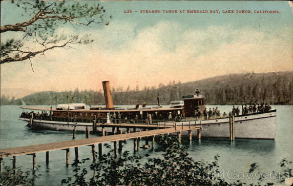 Steamer Tahoe at Emerald Bay Lake Tahoe California