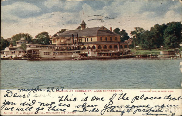 Casino at Excelsior Lake Minnetonka Minnesota