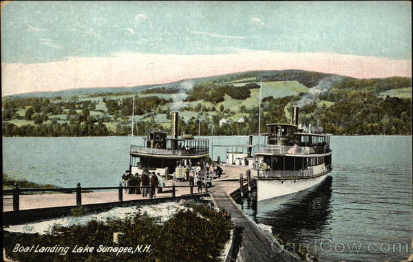 Water View from Boat Landing Lake Sunapee New Hampshire