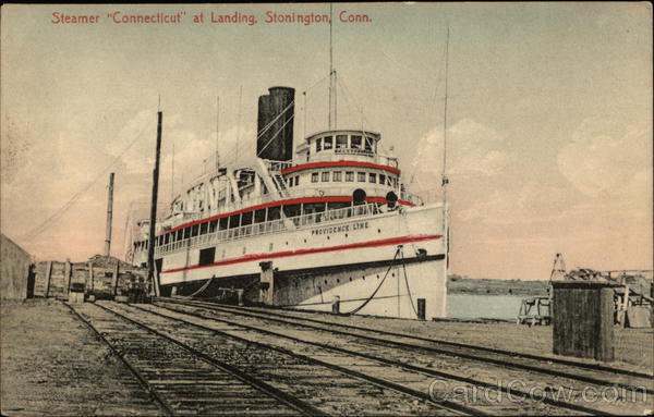 Steamer Connecticut at Landing Stonington
