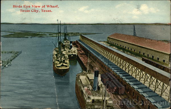 Bird's Eye View of Wharf Texas City