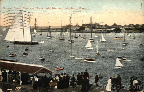 Scene from Crocker Park Marblehead Massachusetts