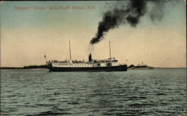 Steamer Seulac on the Water Lockport Harbor NS Canada