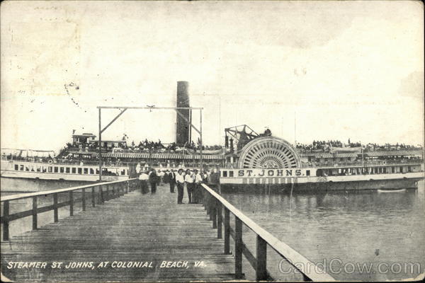 Steamer St Johns Colonial Beach Virginia
