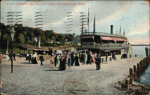 Boat Landing Big Island Park Minneapolis Minnesota