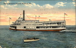 Clyde Steamer Osceola Sanford, FL Postcard Postcard Postcard