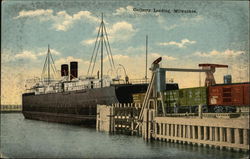 Carferry Loading Postcard