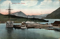 Boats in Unalaska Bay Postcard Postcard Postcard