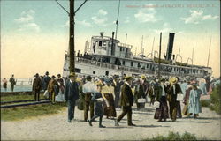 Steamer Arundell, Olcott Beach Postcard