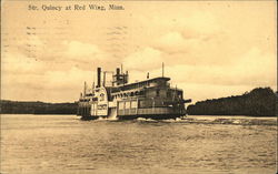 Str. Quincy at Red Wing Postcard