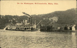 On the Muskingum McConnelsville, OH Postcard Postcard Postcard