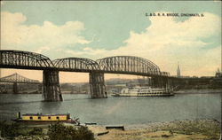 C & O RR Bridge over the Water Postcard