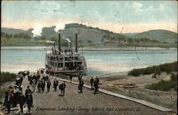 Steamboat Landing Coney Island, OH Postcard Postcard Postcard