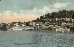 Pomeroy, Ohio From Mason City, WV Postcard