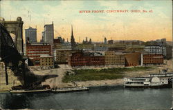 River Front Cincinnati, OH Postcard Postcard Postcard