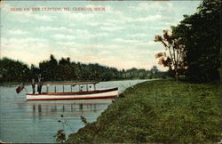 Bend on the Clinton Mount Clemens, MI Postcard Postcard Postcard