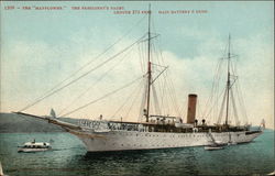 The "Mayflower," The President's Yacht Boats, Ships Postcard Postcard Postcard