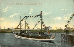 A Pleasure Yacht in Full Trim Postcard