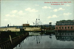 Harlan & Hollingsworth Ship Yard Wilmington, DE Postcard Postcard Postcard