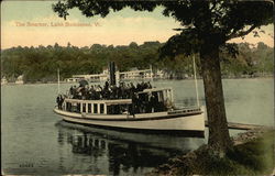 The Steamer, "Arthur B. Cook" Lake Bomoseen, VT Postcard Postcard Postcard